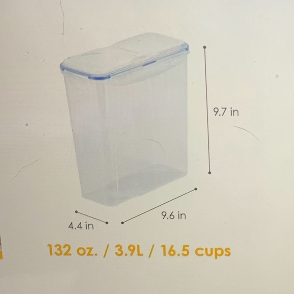 NEW Cereal and spaghetti containers - Picture 6 of 7